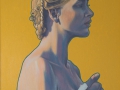 Busto di donna immerso nel giallo (Omaggio a Piero)-2001-olio su tela-120 x 100 cm..jpg